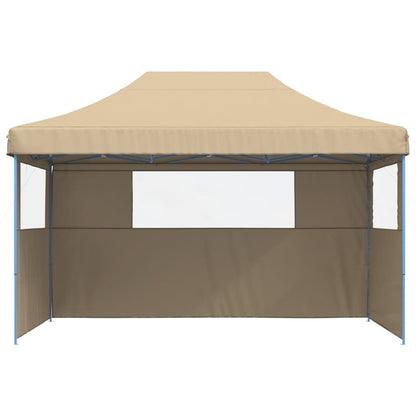 vidaXL Tente de réception pliable escamotable avec 3 parois latérales