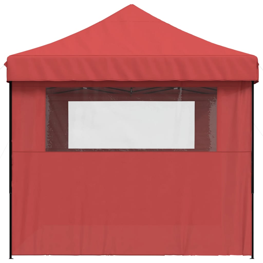 vidaXL Tente de réception pliable escamotable avec 3 parois latérales