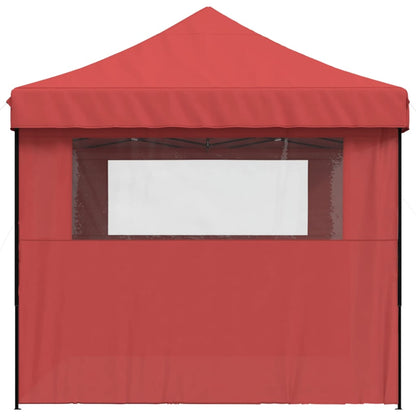 vidaXL Tente de réception pliable escamotable avec 3 parois latérales