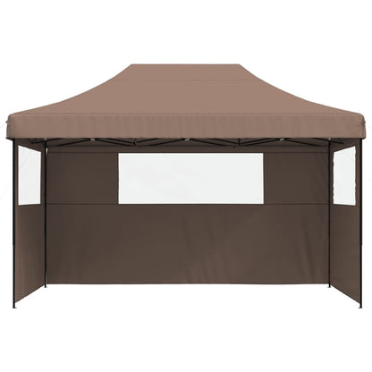 vidaXL Tente de réception pliable escamotable avec 3 parois latérales