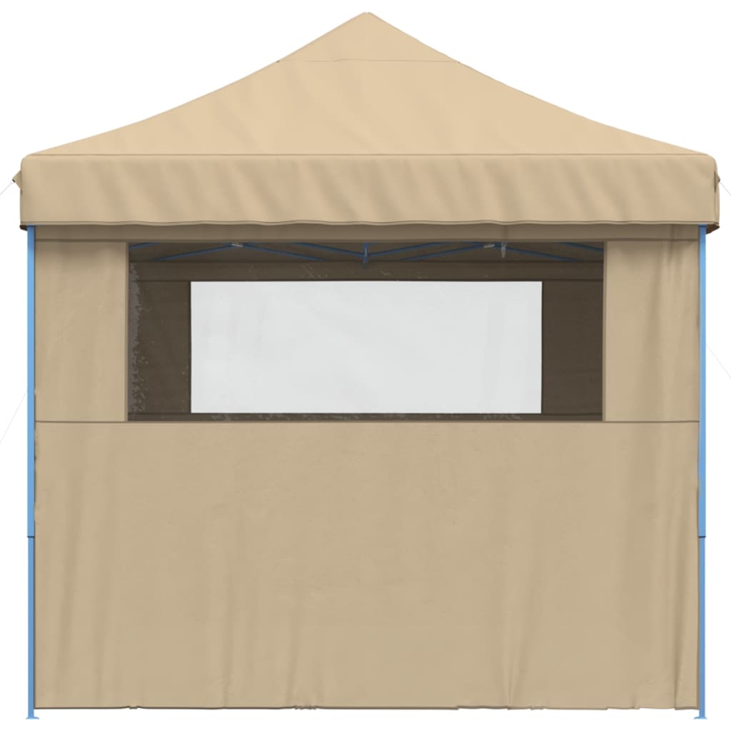 vidaXL Tente de réception pliable escamotable avec 4 parois latérales
