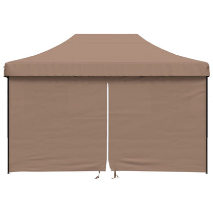 vidaXL Tente de réception pliable escamotable avec 4 parois latérales