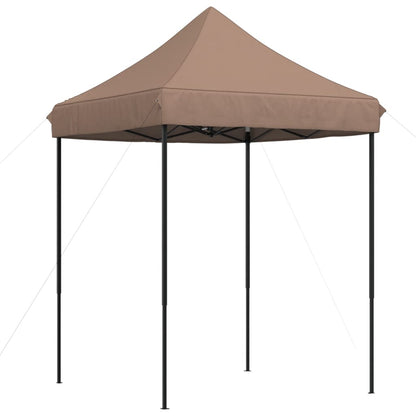 vidaXL Tente de réception pliable escamotable marron 200x200x306 cm