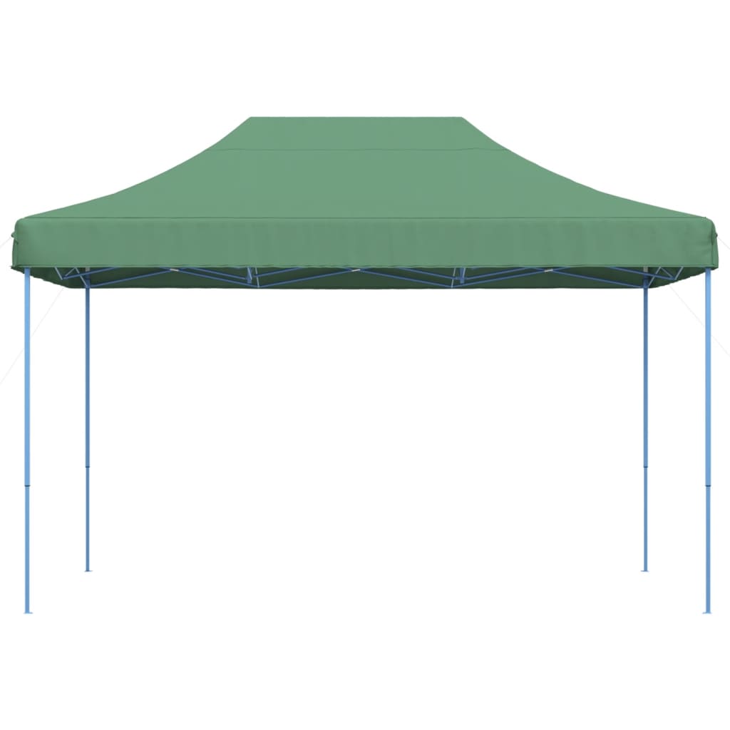 vidaXL Tente de réception pliable escamotable vert 410x279x315 cm