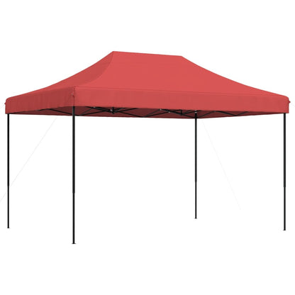 vidaXL Tente de réception pliable escamotable bordeaux 410x279x315 cm