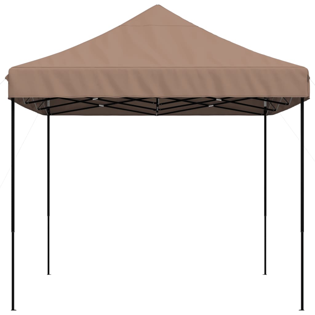 vidaXL Tente de réception pliable escamotable marron 410x279x315 cm