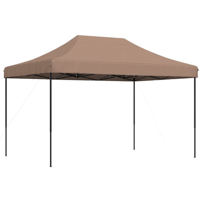vidaXL Tente de réception pliable escamotable marron 410x279x315 cm