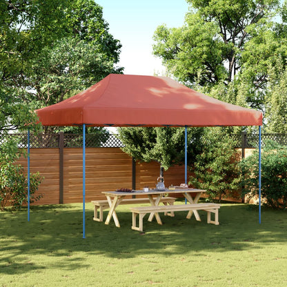 vidaXL Tente réception pliable escamotable terre cuite 410x279x315 cm