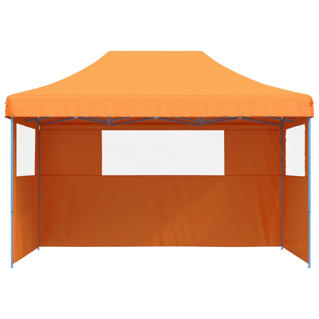 vidaXL Tente de réception pliable escamotable avec 3 parois latérales