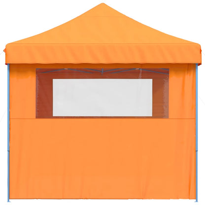vidaXL Tente de réception pliable escamotable avec 3 parois latérales