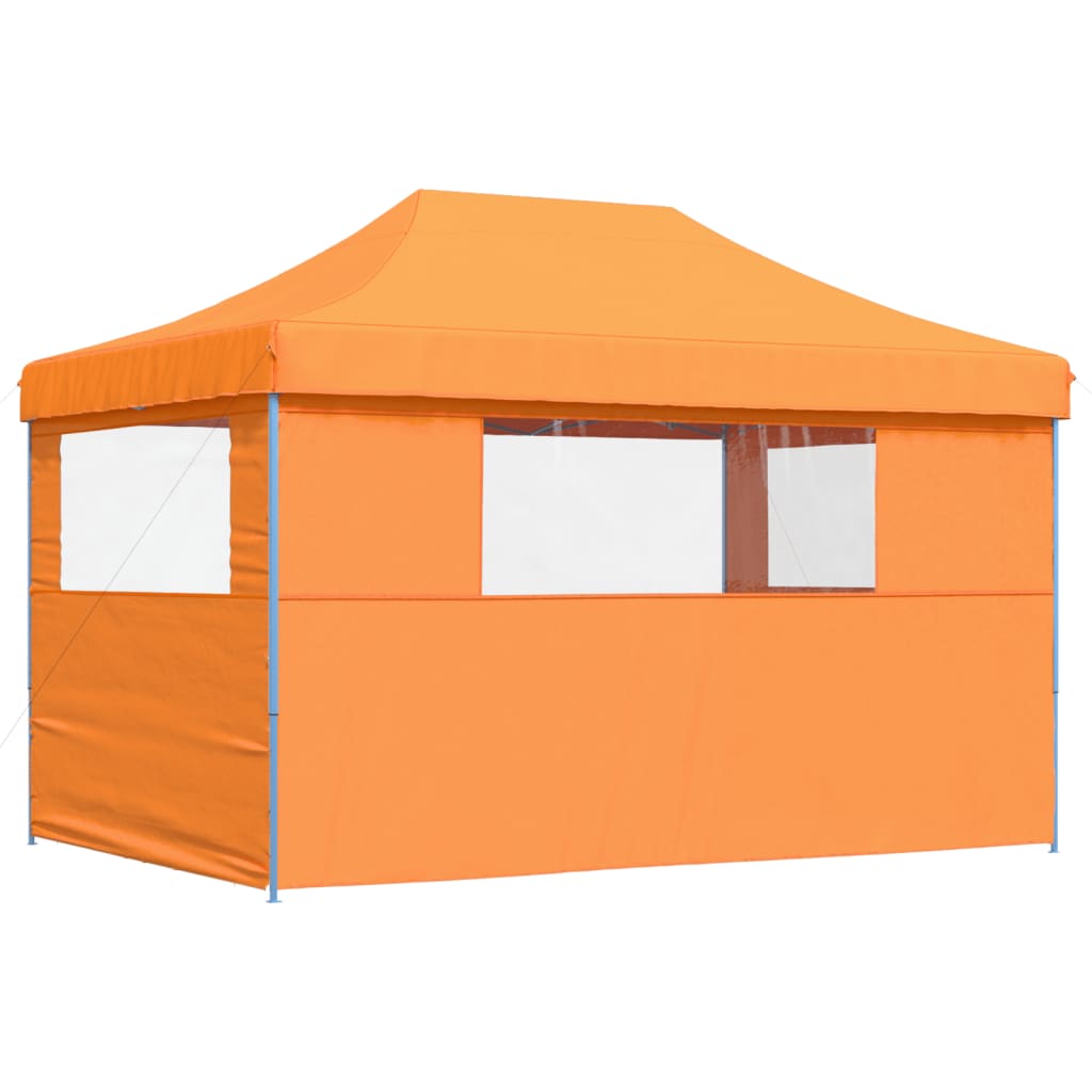 vidaXL Tente de réception pliable escamotable avec 3 parois latérales