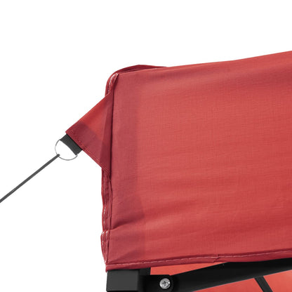 vidaXL Tente de réception pliable escamotable avec 3 parois latérales