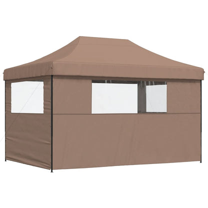 vidaXL Tente de réception pliable escamotable avec 3 parois latérales