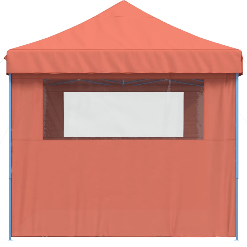 vidaXL Tente de réception pliable escamotable avec 3 parois latérales