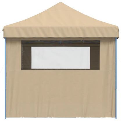 vidaXL Tente de réception pliable escamotable avec 4 parois latérales