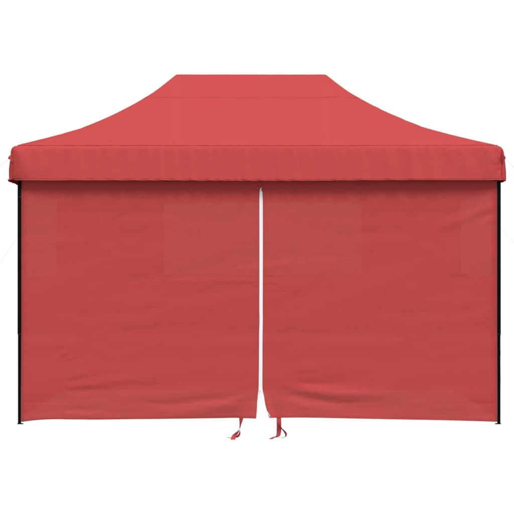 vidaXL Tente de réception pliable escamotable avec 4 parois latérales