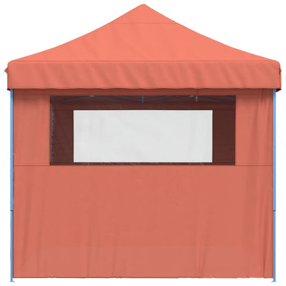 vidaXL Tente de réception pliable escamotable avec 4 parois latérales