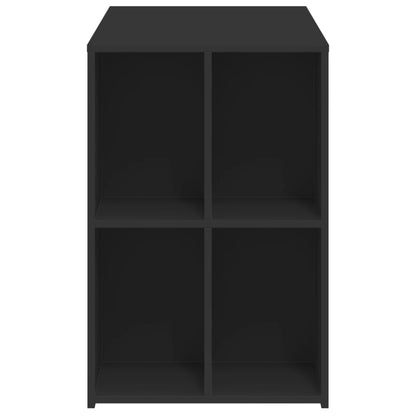 vidaXL Bureau noir 102x50x75 cm bois d'ingénierie