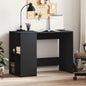 vidaXL Bureau noir 102x50x75 cm bois d'ingénierie