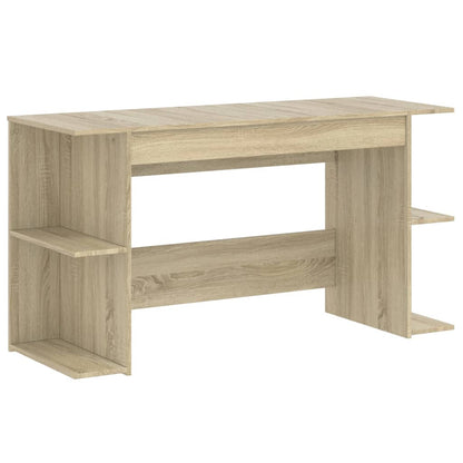 vidaXL Bureau chêne sonoma 140x50x75 cm bois d'ingénierie