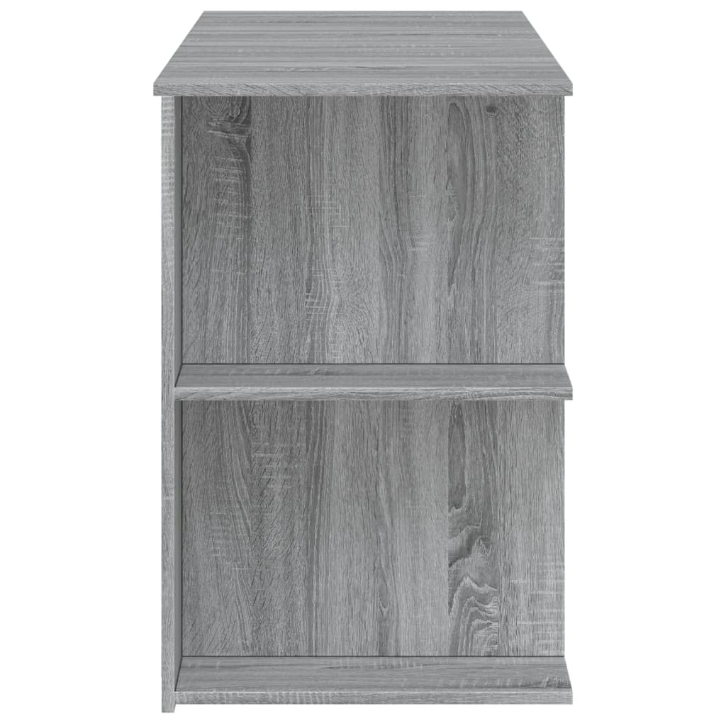vidaXL Bureau sonoma gris 140x50x75 cm bois d'ingénierie