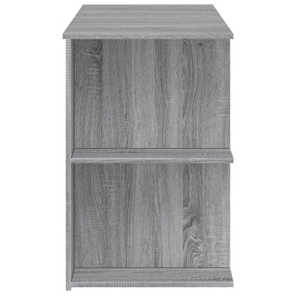 vidaXL Bureau sonoma gris 140x50x75 cm bois d'ingénierie
