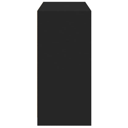 vidaXL Garde-robe noir 77x48x102 cm bois d'ingénierie