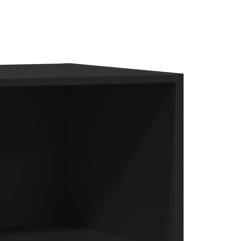 vidaXL Garde-robe noir 77x48x102 cm bois d'ingénierie