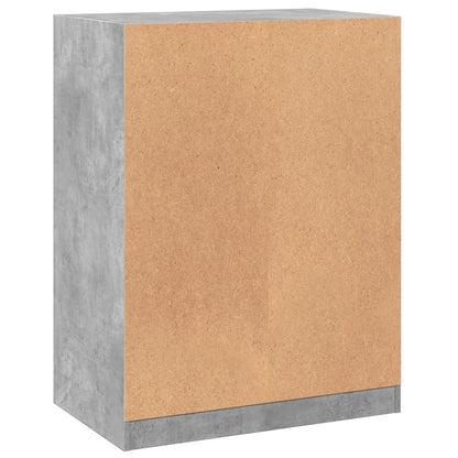 vidaXL Garde-robe gris béton 77x48x102 cm bois d'ingénierie