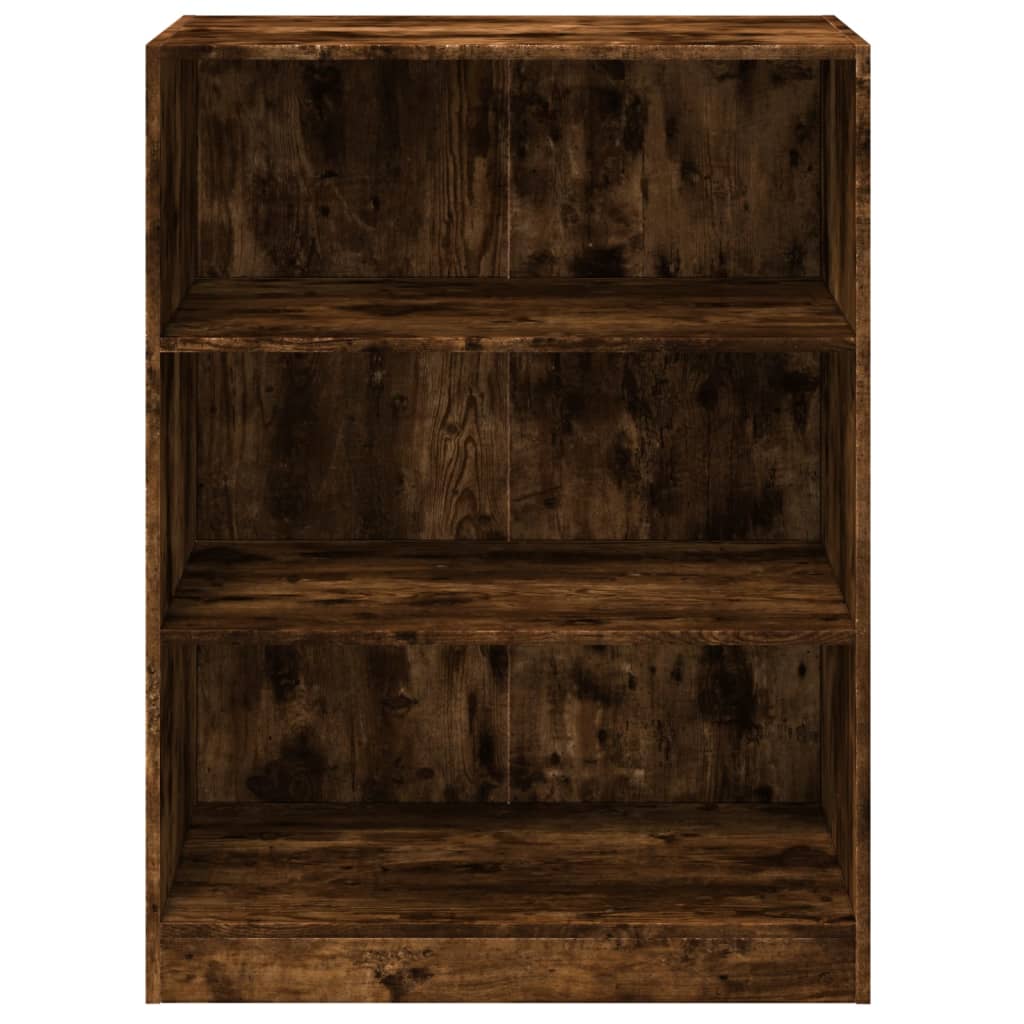 vidaXL Garde-robe chêne fumé 77x48x102 cm bois d'ingénierie