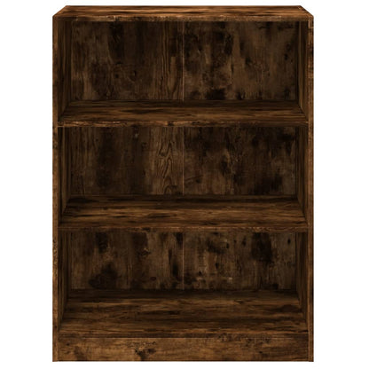 vidaXL Garde-robe chêne fumé 77x48x102 cm bois d'ingénierie