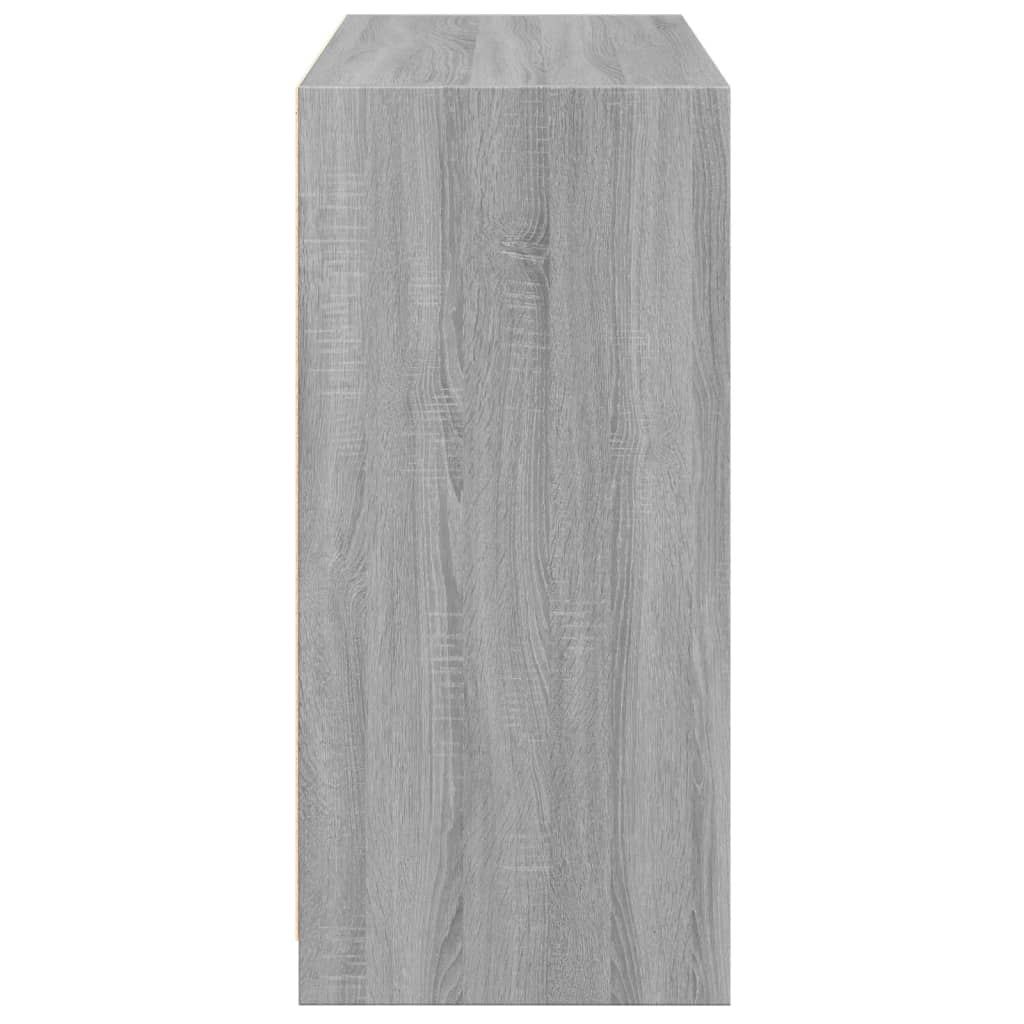 vidaXL Garde-robe sonoma gris 77x48x102 cm bois d'ingénierie