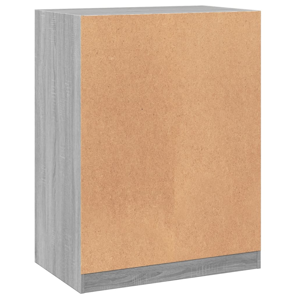 vidaXL Garde-robe sonoma gris 77x48x102 cm bois d'ingénierie