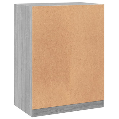 vidaXL Garde-robe sonoma gris 77x48x102 cm bois d'ingénierie