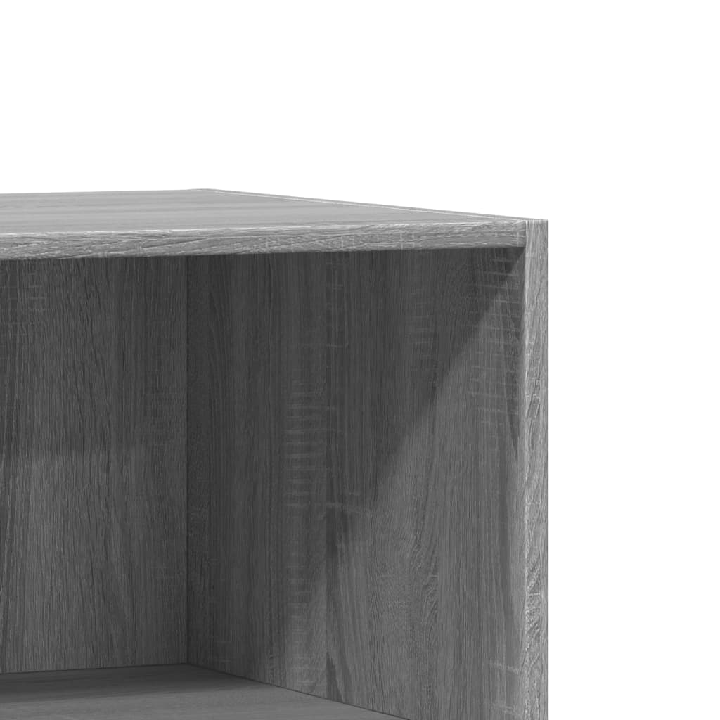 vidaXL Garde-robe sonoma gris 77x48x102 cm bois d'ingénierie