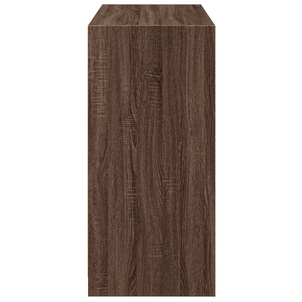 vidaXL Garde-robe chêne marron 77x48x102 cm bois d'ingénierie