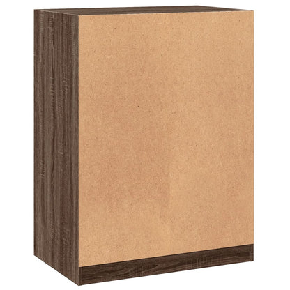 vidaXL Garde-robe chêne marron 77x48x102 cm bois d'ingénierie