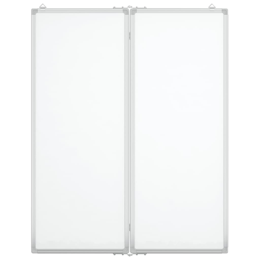 vidaXL Tableau blanc magnétique pliable 80x100x1,7 cm aluminium