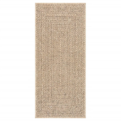 vidaXL Tapis ZIZUR 80x200 cm aspect de jute intérieur et extérieur