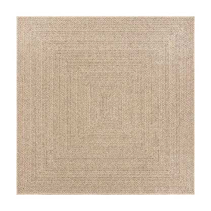 vidaXL Tapis ZIZUR 240x240 cm aspect de jute intérieur et extérieur