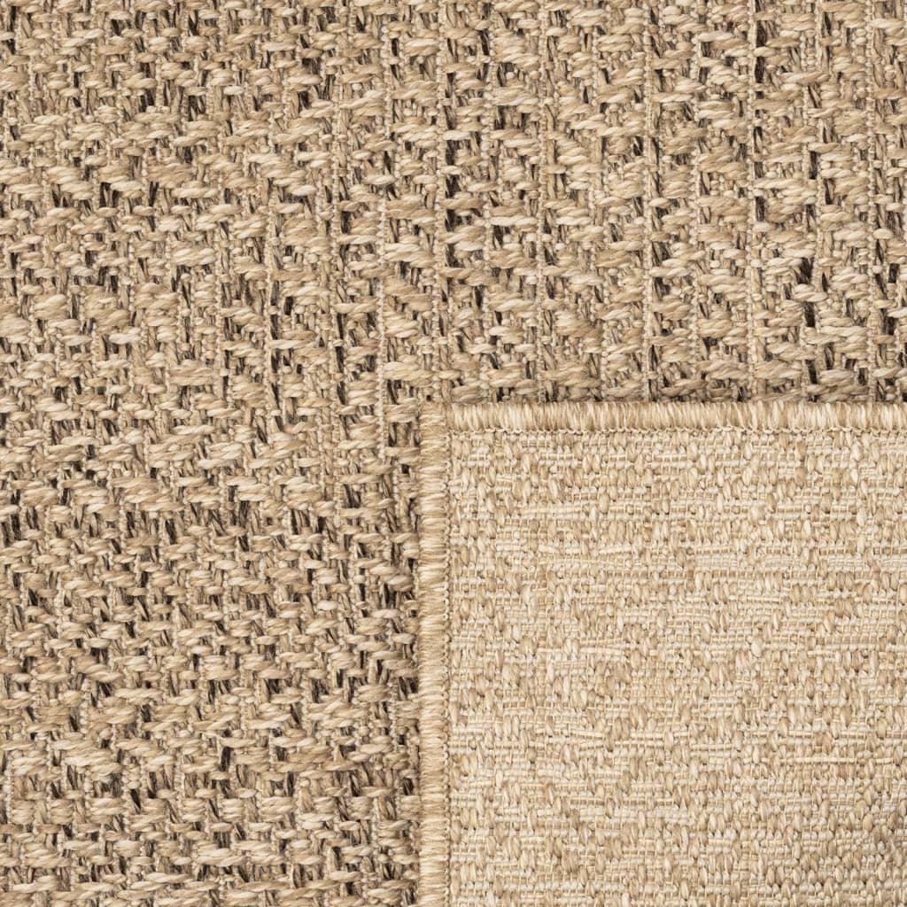 vidaXL Tapis ZIZUR 240x240 cm aspect de jute intérieur et extérieur
