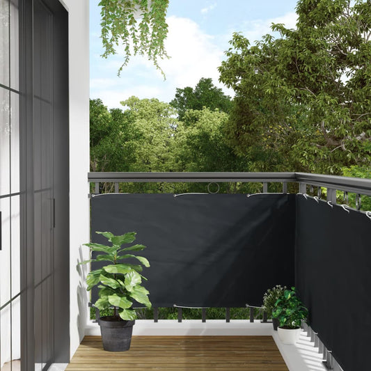 vidaXL Écran d'intimité de jardin anthracite 500x75 cm PVC