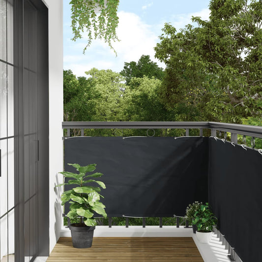 vidaXL Écran d'intimité de jardin anthracite 600x75 cm PVC