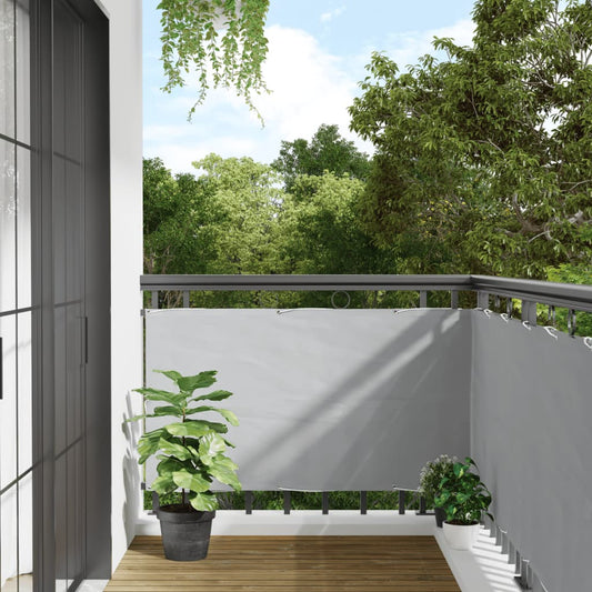 vidaXL Écran d'intimité de jardin gris 500x75 cm PVC