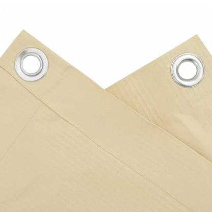 vidaXL Écran d'intimité de jardin crème 600x75 cm PVC
