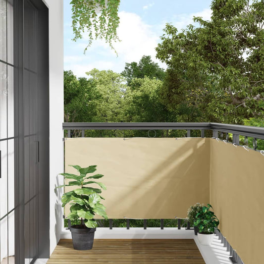 vidaXL Écran d'intimité de jardin crème 600x75 cm PVC