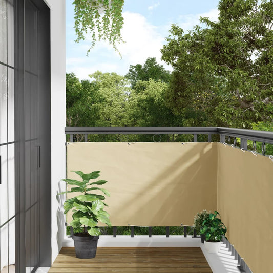 vidaXL Écran d'intimité de jardin crème 800x75 cm PVC