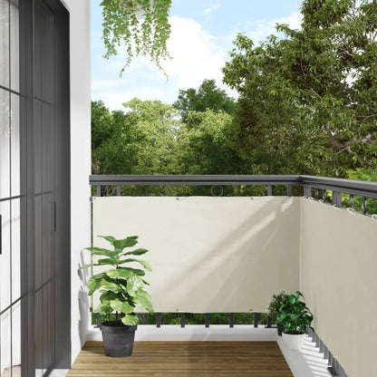 vidaXL Écran d'intimité de jardin blanc 500x75 cm PVC