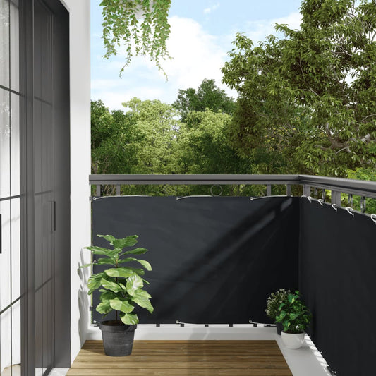 vidaXL Écran d'intimité de jardin anthracite 400x90 cm PVC