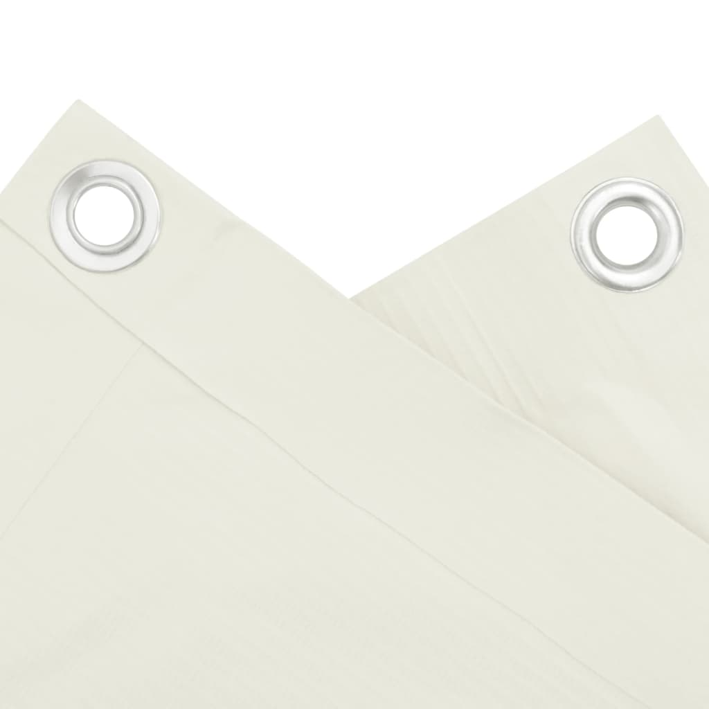 vidaXL Écran d'intimité de jardin blanc 300x120 cm PVC